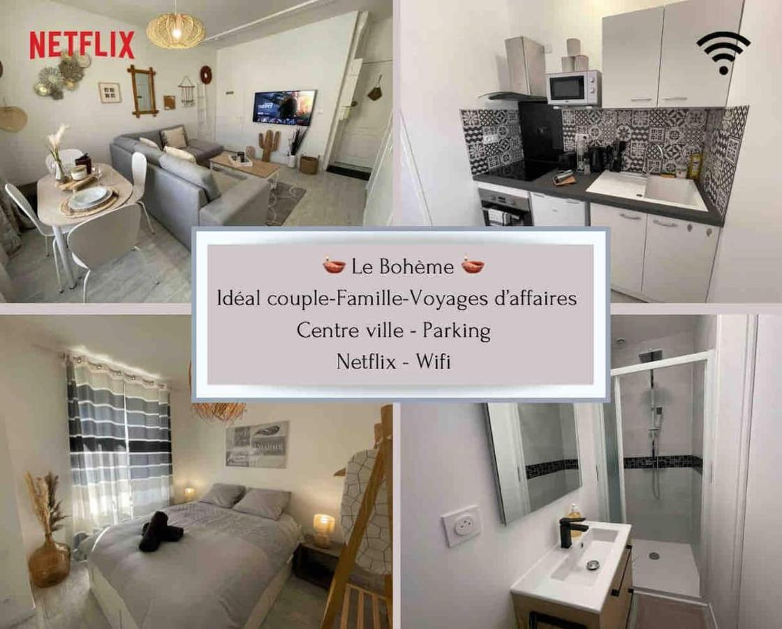Le Boheme - Centre Ville, Netflix Et Wifi, Parking, Ideal Familles, Couples Et Voyages D'Affaire Niort Bagian luar foto